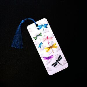 Handmade Dragonfly Bookmark with Tassel, trending, book, reading, gift